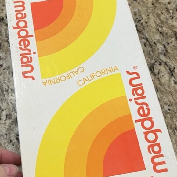 Vintage California Magdesians Women’s Mesh Leather Patchwork Wedge Heels Size 6M - Picture 13 of 14